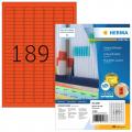 [4238] Herma Haftetiketten 25,4x10 mm Rot, 18.900 Etiketten pro Packung